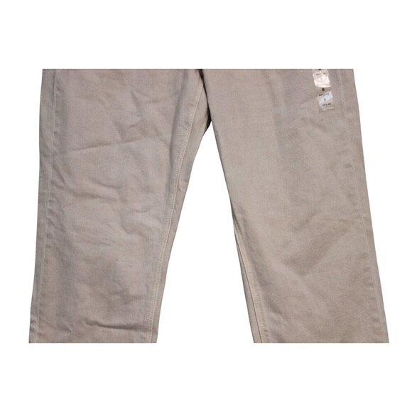 NWT American Eagle Jeans Size 8 / 29 High Rise Mom Straight Beige Denim Preppy - Picture 3 of 15